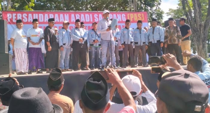 Relawan Prabowo Gibran Di Sampang Gelar Aksi Damai Dan Tolak Pj Bupati