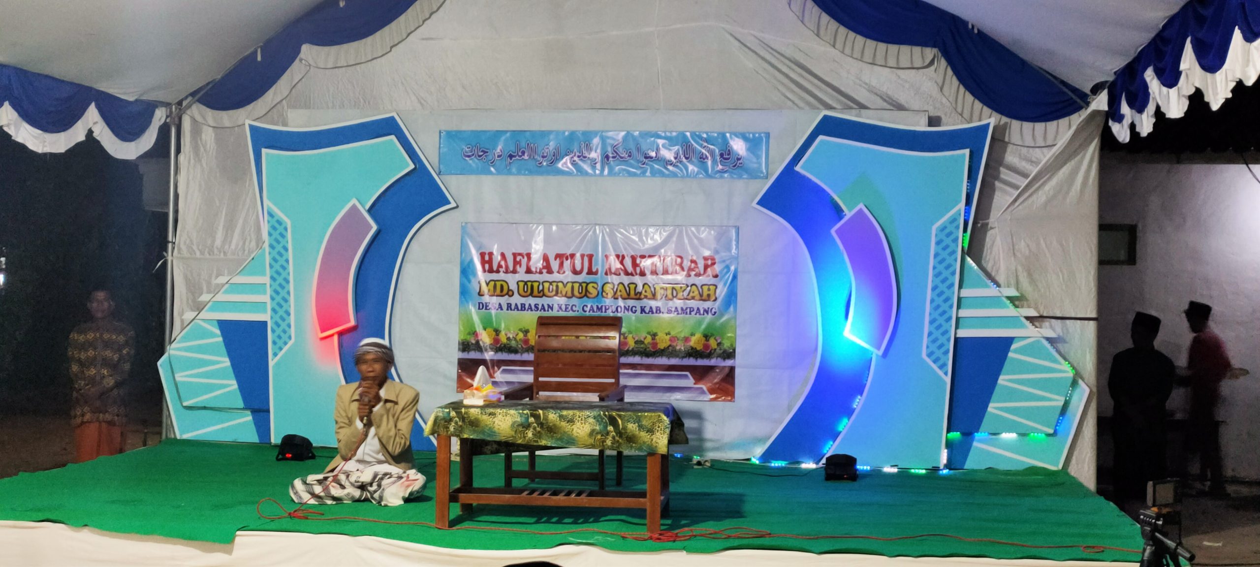 Sambutan dari K Ilham Piqri di Md ulumus salafiyah as safiiyah