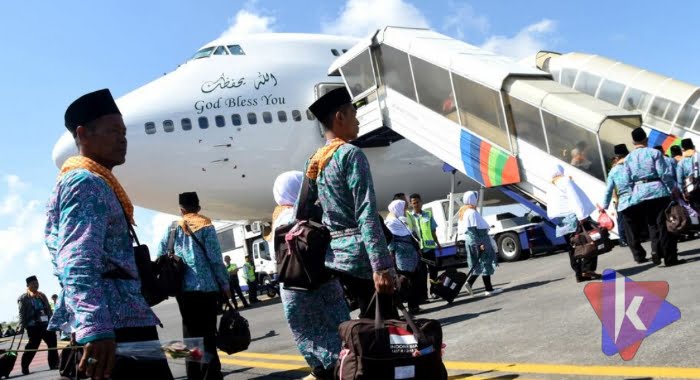 Calon jemaah haji indonesia yanga akan berangkat ke tanah suci mekkah (Sumber photo : beritasatu.com)