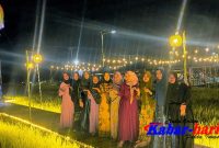 Potret poto di wisata padi (dok: Abdul Hamid Kabar-harian.com)