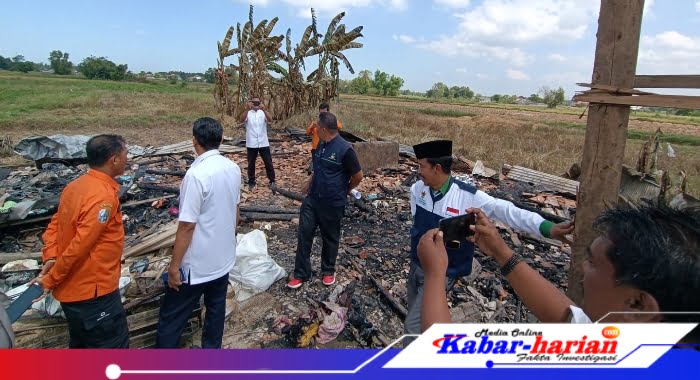 Kondisi rumah warga di Desa Jeruk Porot Sampang hampir sebagian rumah dilalap si jago merah.