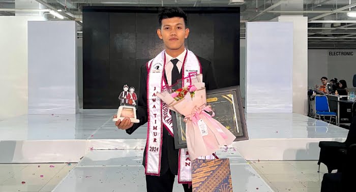 Faisol mahasiswa UNESA yang terpilih sebagai duta Pendidikan Jatim 2024