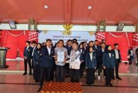 HIMASA UTM Saat laksanakan pelantikan di pendopo trunojoyo Sampang