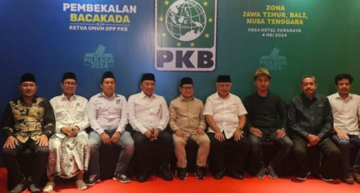 Partai kebangkitan bangsa (PKB) saat rekomendasikan H. Slamet Junaidi