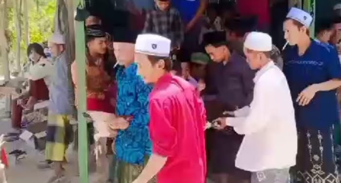 Hasil screenshot video yang berdurasi 00,29 detik yang tegah viral.