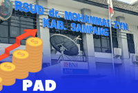 Ilustrasi capaian PAD RSUD dr. Muhammad Zyn Sampang.