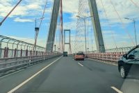 Potret jembatan suramadu di sisi madura surabaya dok : Abdul hamid.