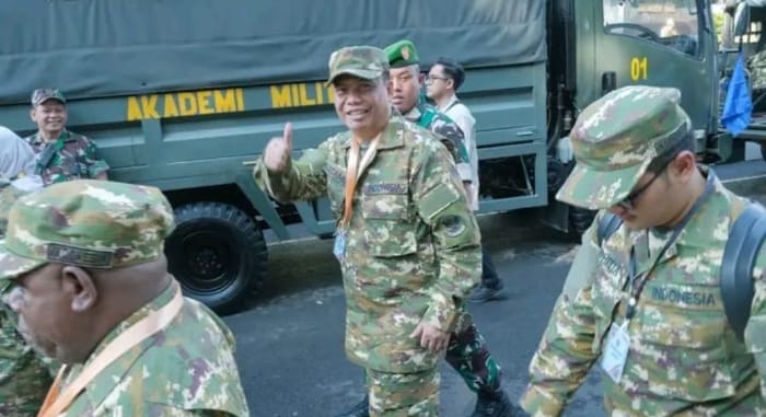 Waki bupati tanjabbar saat berada di akmil magelang