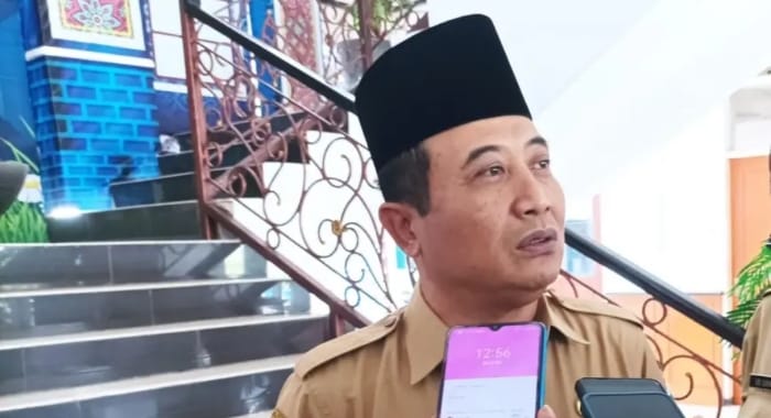 Sekretaris Daerah (Sekda) kabupaten Sampang saat di temui di kantaornya