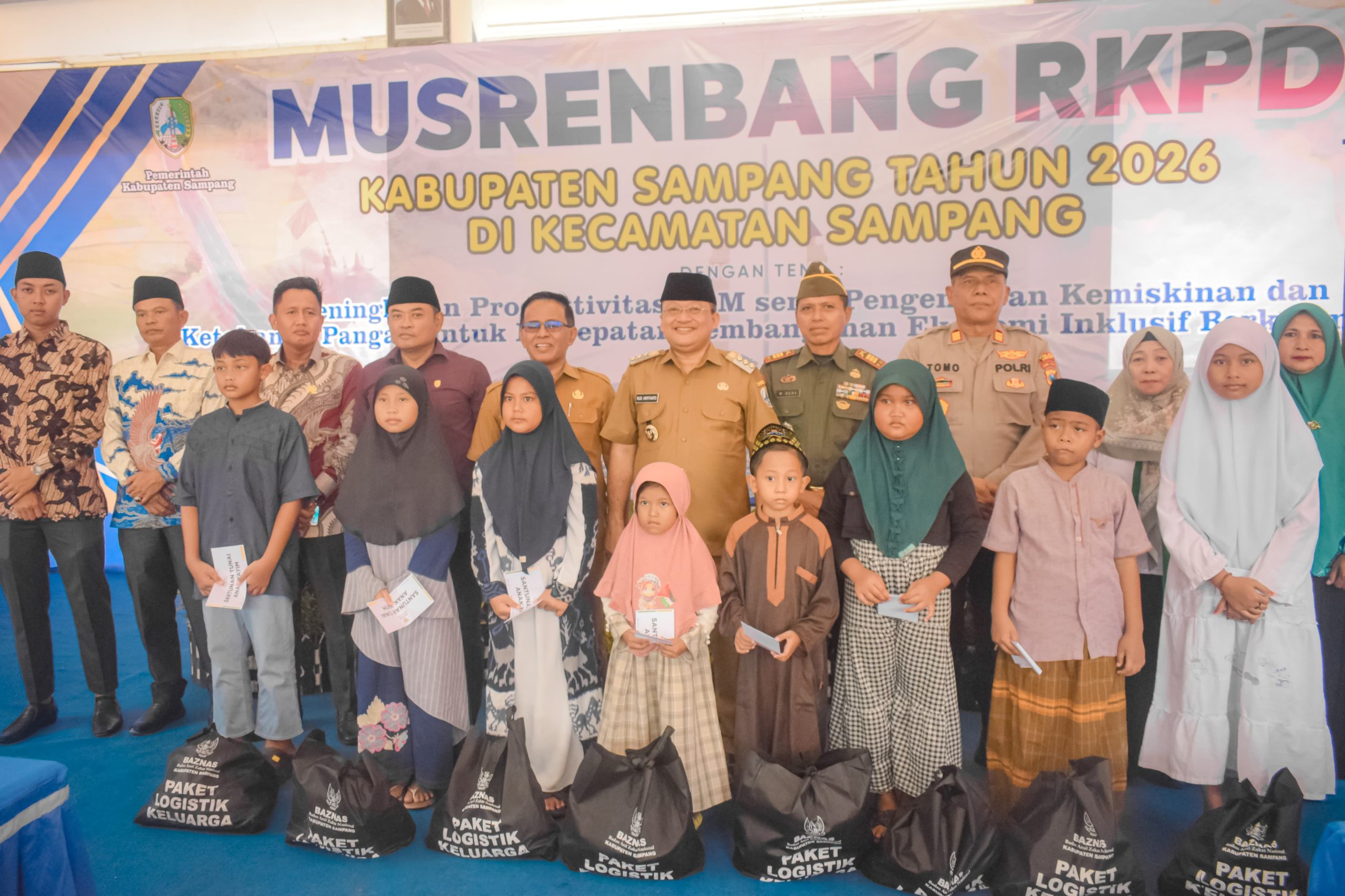 Musrembang RKPD Tahun 2026 yang berlangsung di Kecamatan Sampang