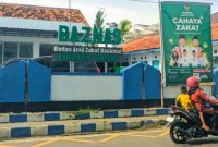 Gedung kantor Baznas Sampang yang berada di jalan bahagia no 10 A
