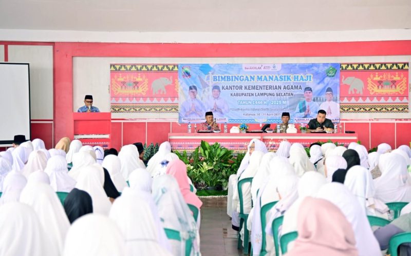 402 calon jamaah haji asal Lampung selatan saat ikuti bimbingan haji