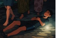 Ilustrasi para warga saat evakuasi korban di TKP