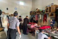 Rutan Kelas IIB Sampang saat gelar razia rutin