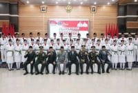 Pengukuhan paskibraka kabupaten Tanjung Jabung Barat