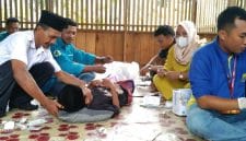 Prosesi hitam dalam rangka memperingati HUT RI ke-80 