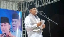 Bupati anwar sadat saat berikan sambutan 