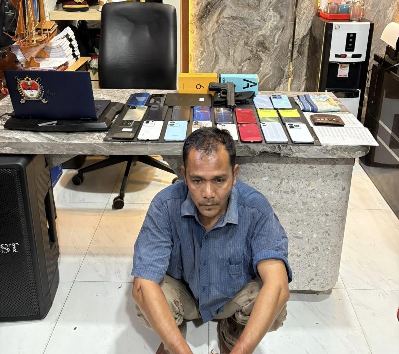 Didiga pelaku tindak pidana pencurian hp 