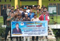 Ketua Komisi III DPRD Kabupaten Tanjung Jabung Barat, Albert Chaniago, SP, saat serap aspirasi
