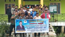 Ketua Komisi III DPRD Kabupaten Tanjung Jabung Barat, Albert Chaniago, SP, saat serap aspirasi