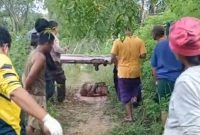 Hasil tangkap layar cuplikan video yang beredar di kalangan masyarakat kabupaten Sampang