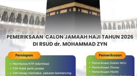 Pamflet vaksin calon jamaah haji 2026